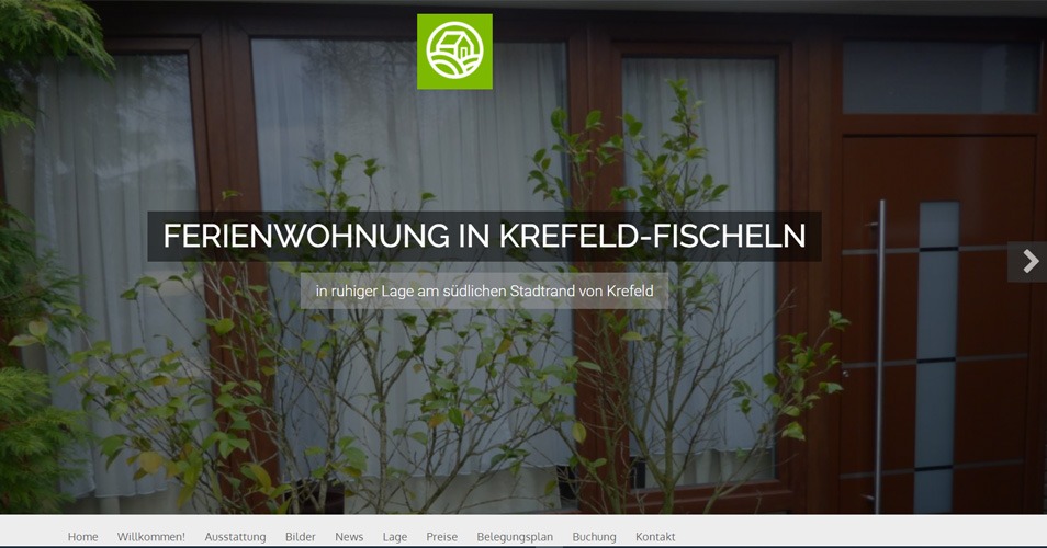 Webdesign Ferienwohnung Krefeld
